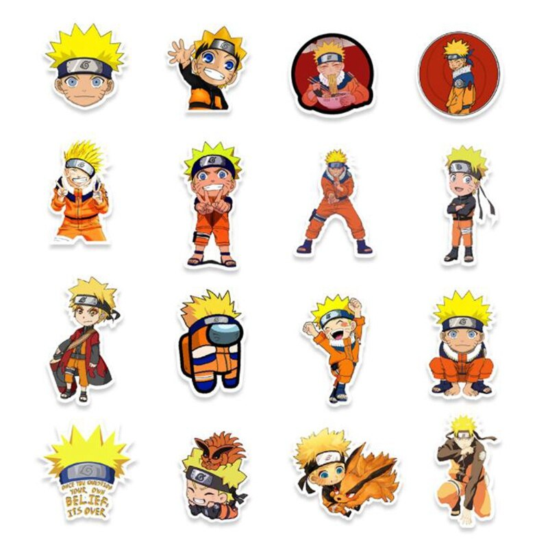 50pcs Uzumaki Naruto Stickers